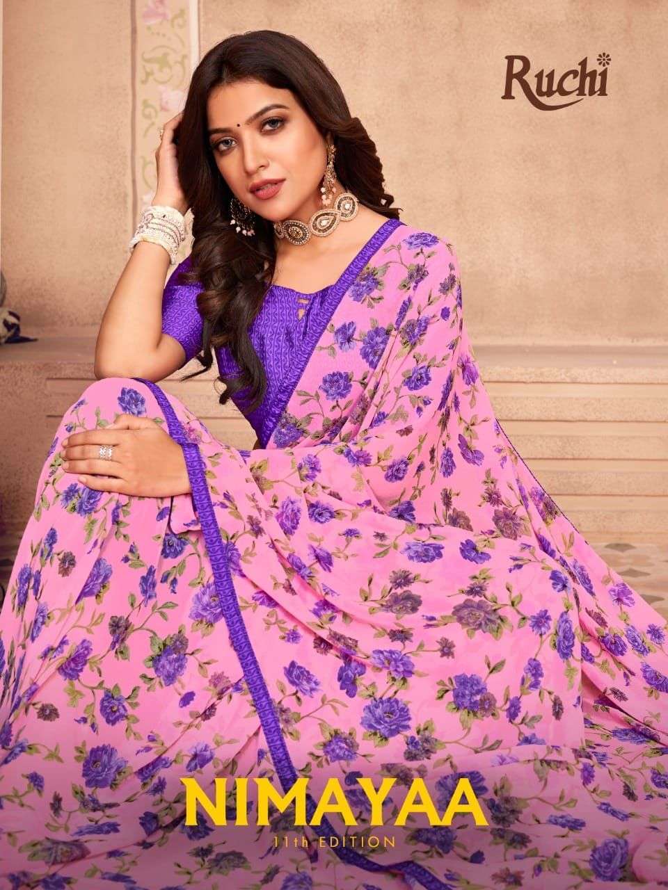 ruchi nimayaa vol 11 series 4601-4607 georgette saree