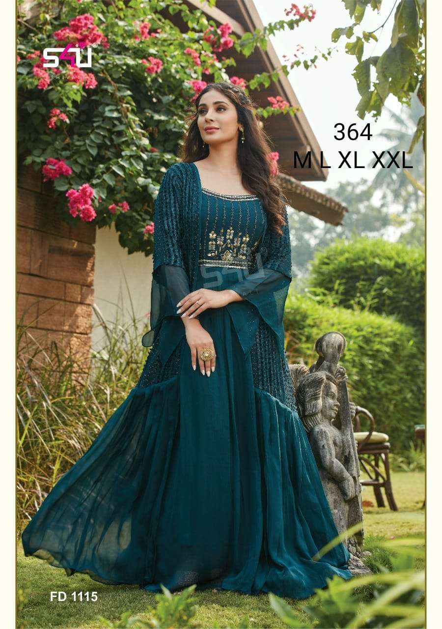 s4u 364 design combo set of party wear one piece dress