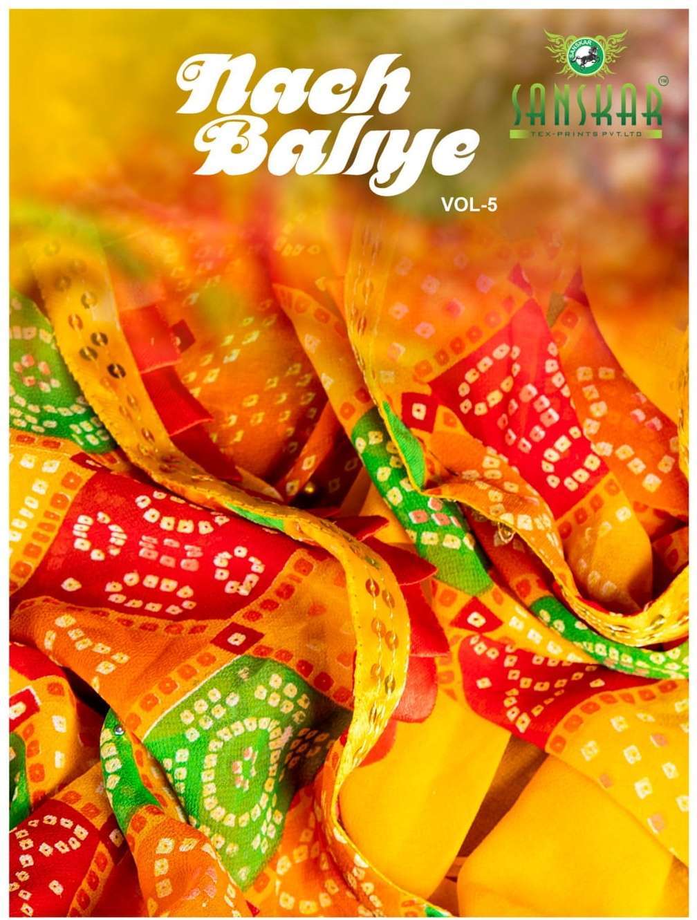 sanskar nach baliye vol 5 series 29169-29176 Bember Georgette saree