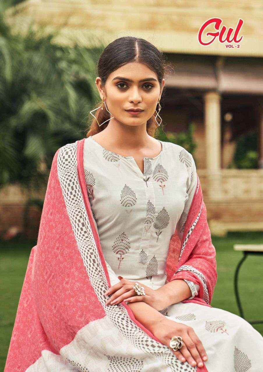 sargam gul vol 2 series 242001-242008 pure lawn cotton suit