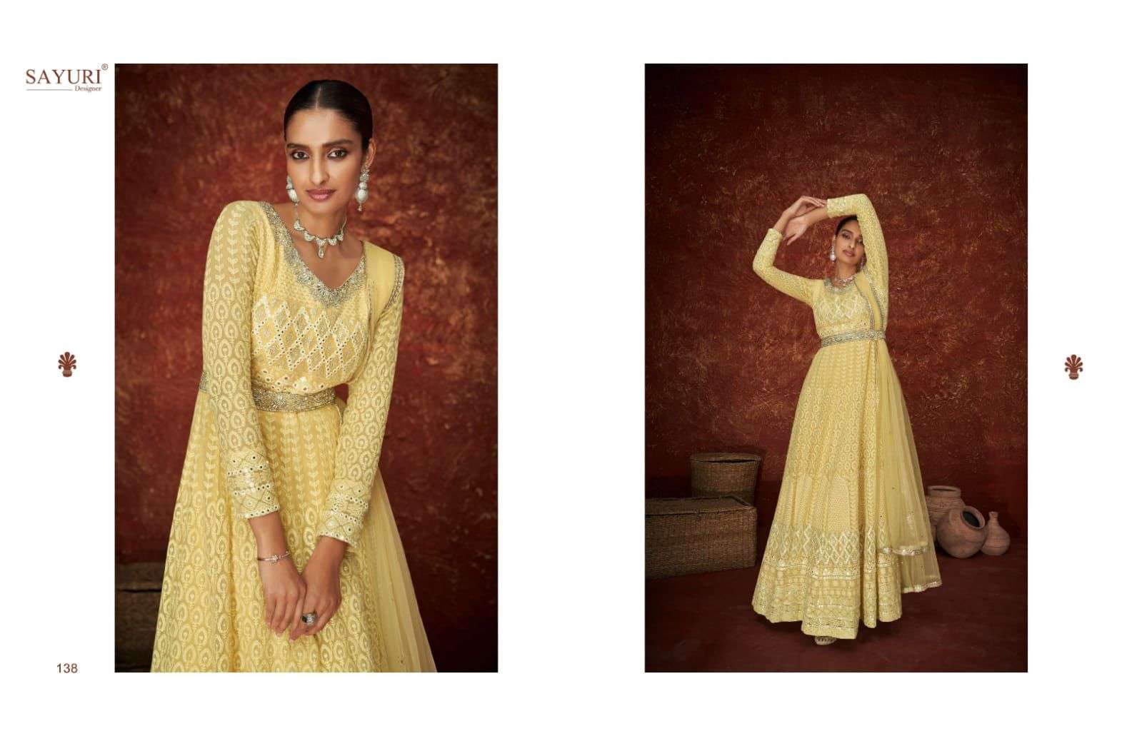 SAYURI AMEERA DESIGNER REAL GEORGETTE SUIT 