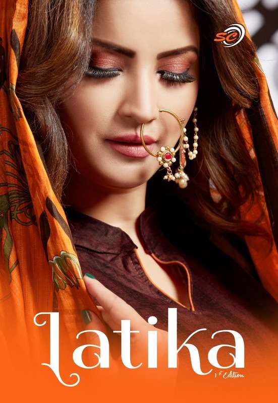 SC Latika 1st Edition series 1001-1010 Pure Heavy Cotton suit