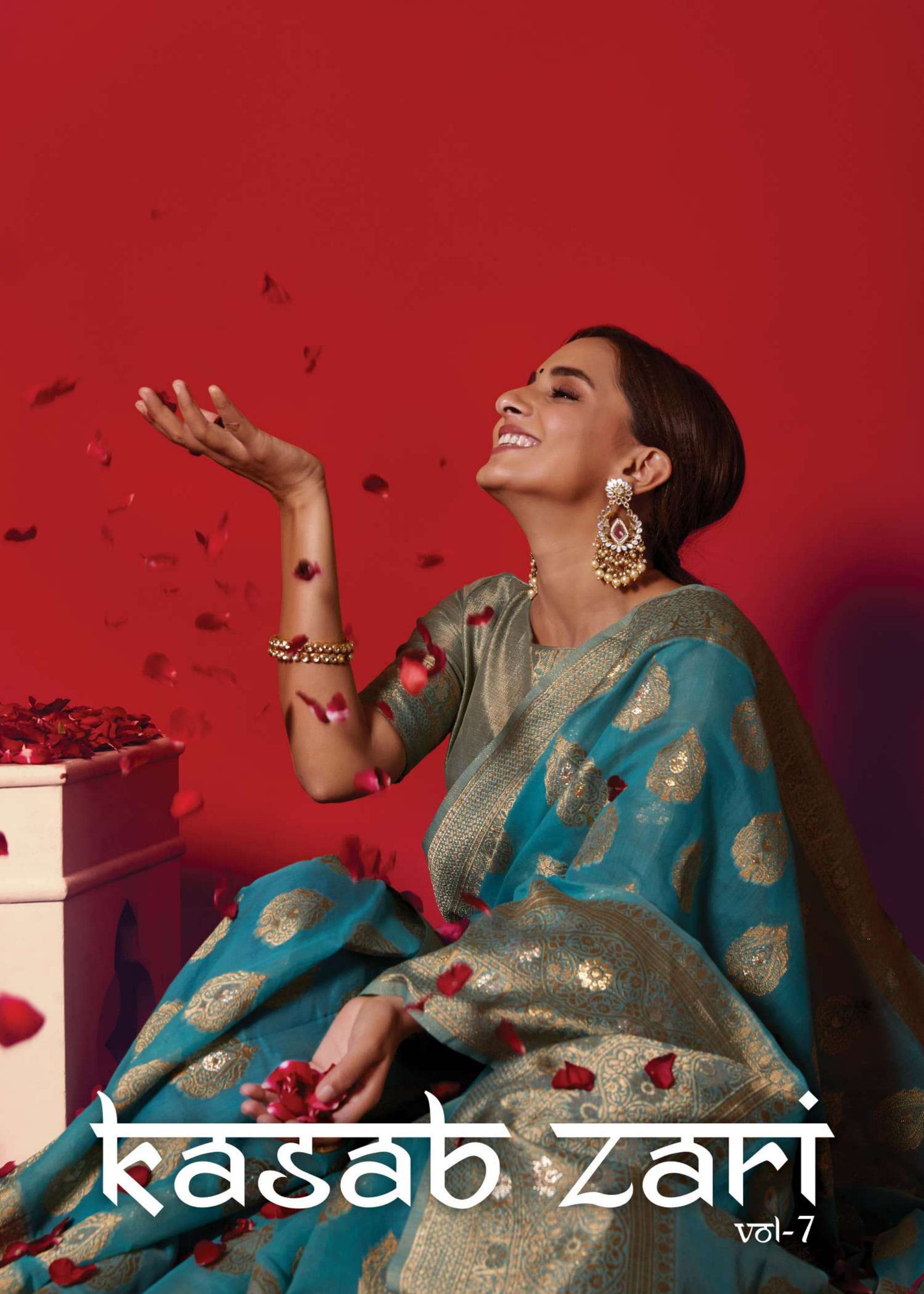 shangrila kasab zari vol 7 Pure Linen Weaving Zari rich pallu Sarees 
