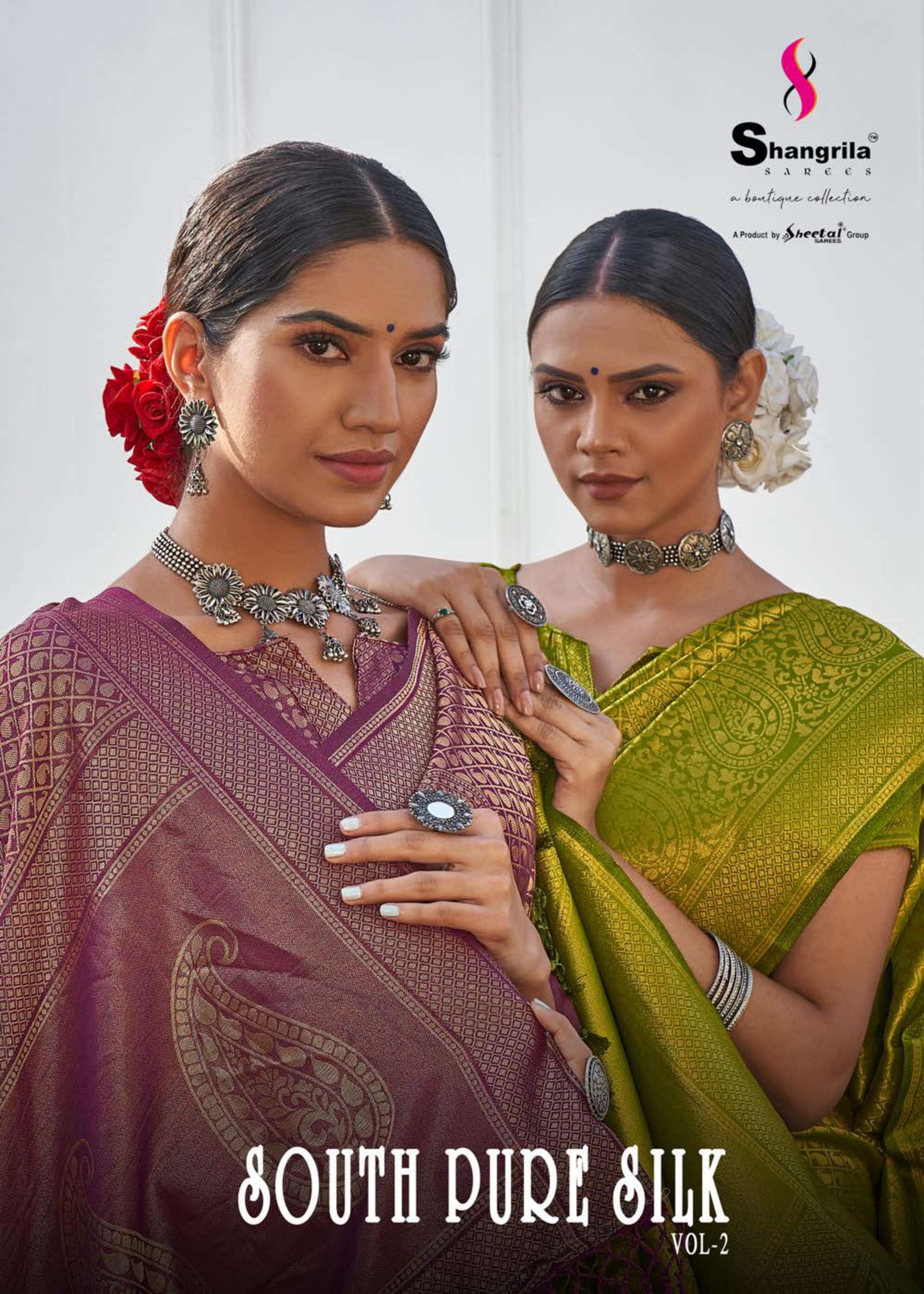 shangrila south pure silk vol 2 Pure Soft Tanchui Weaving silk saree
