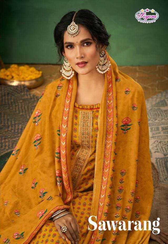 siyoni sawarang series 27001-27008 Heavy Royal Silk suit