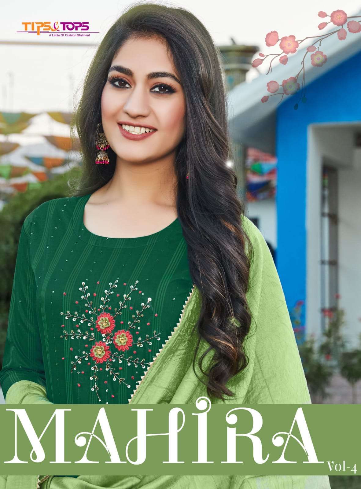 tips & tops mahira vol 4 series 01-06 viscose chanderi readymade suit 