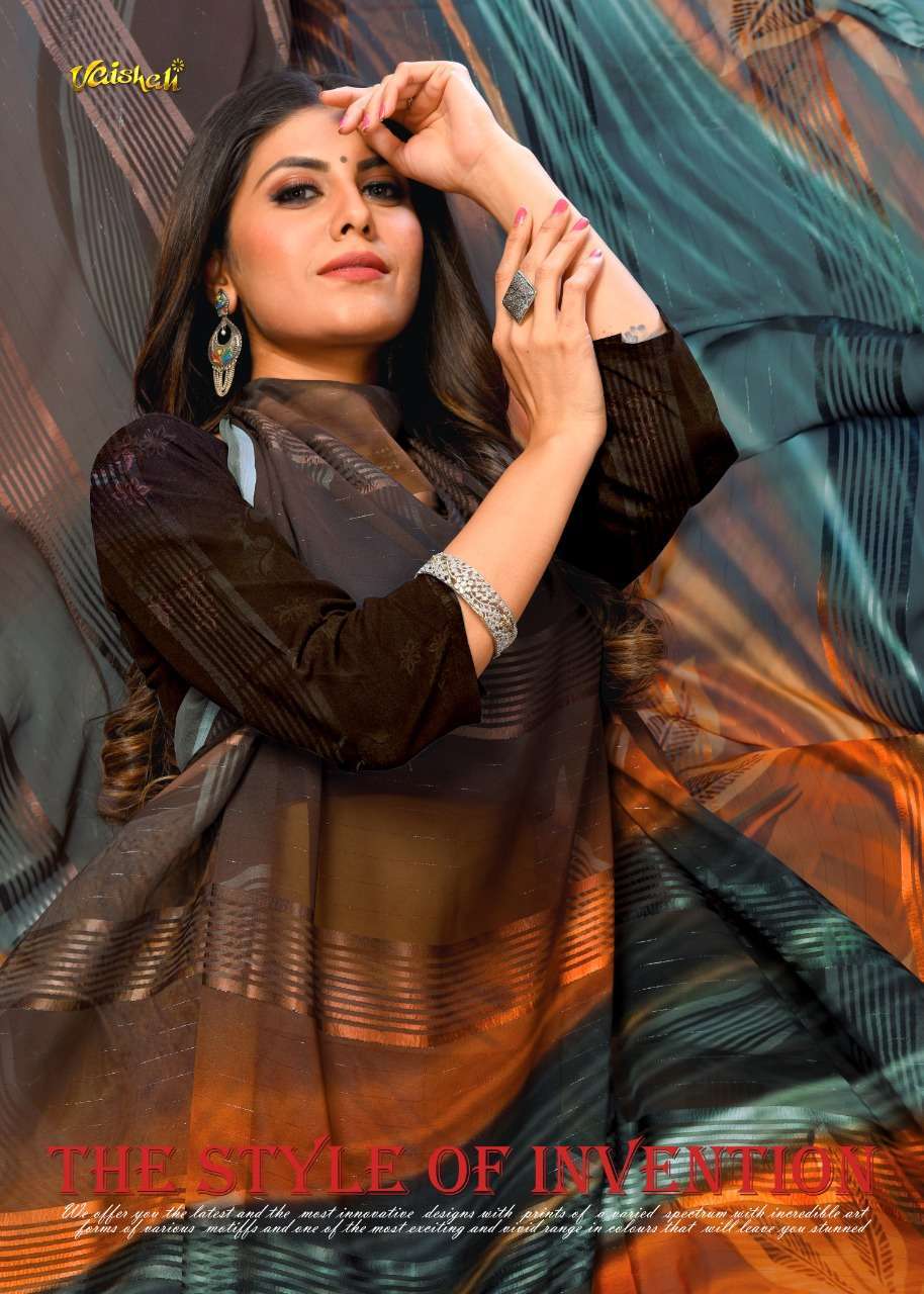 vaishali rudali series 61201-61216 fancy pattern saree with digital print