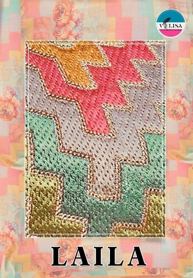 velisa laila series 1401-1404 Pure Tussar silk suit