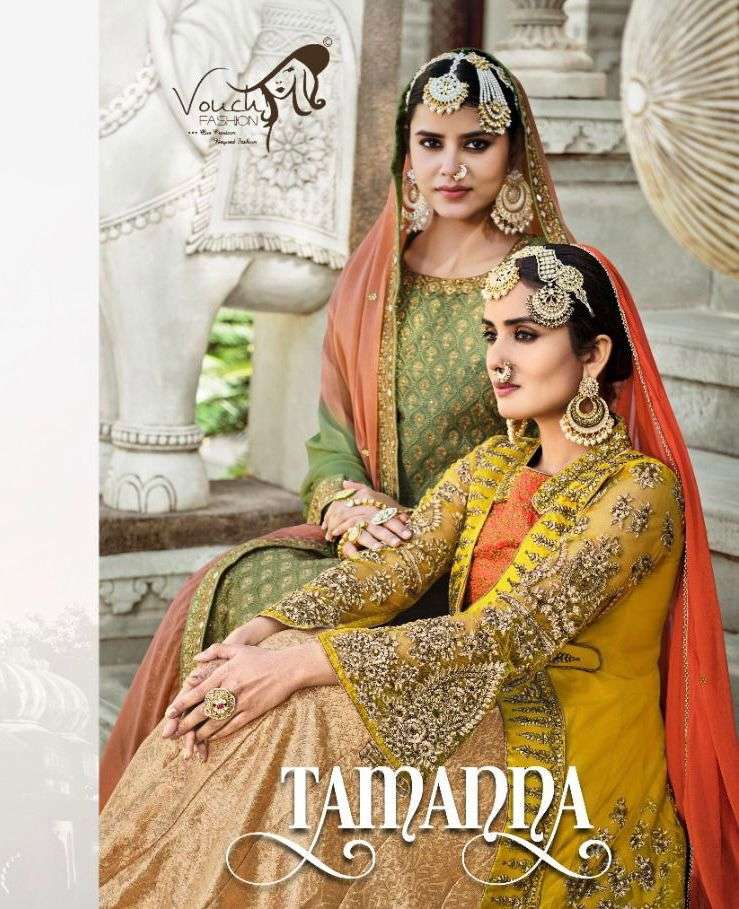 VOUCH TAMANNA DESIGNER HANDLOOM SILK SUIT