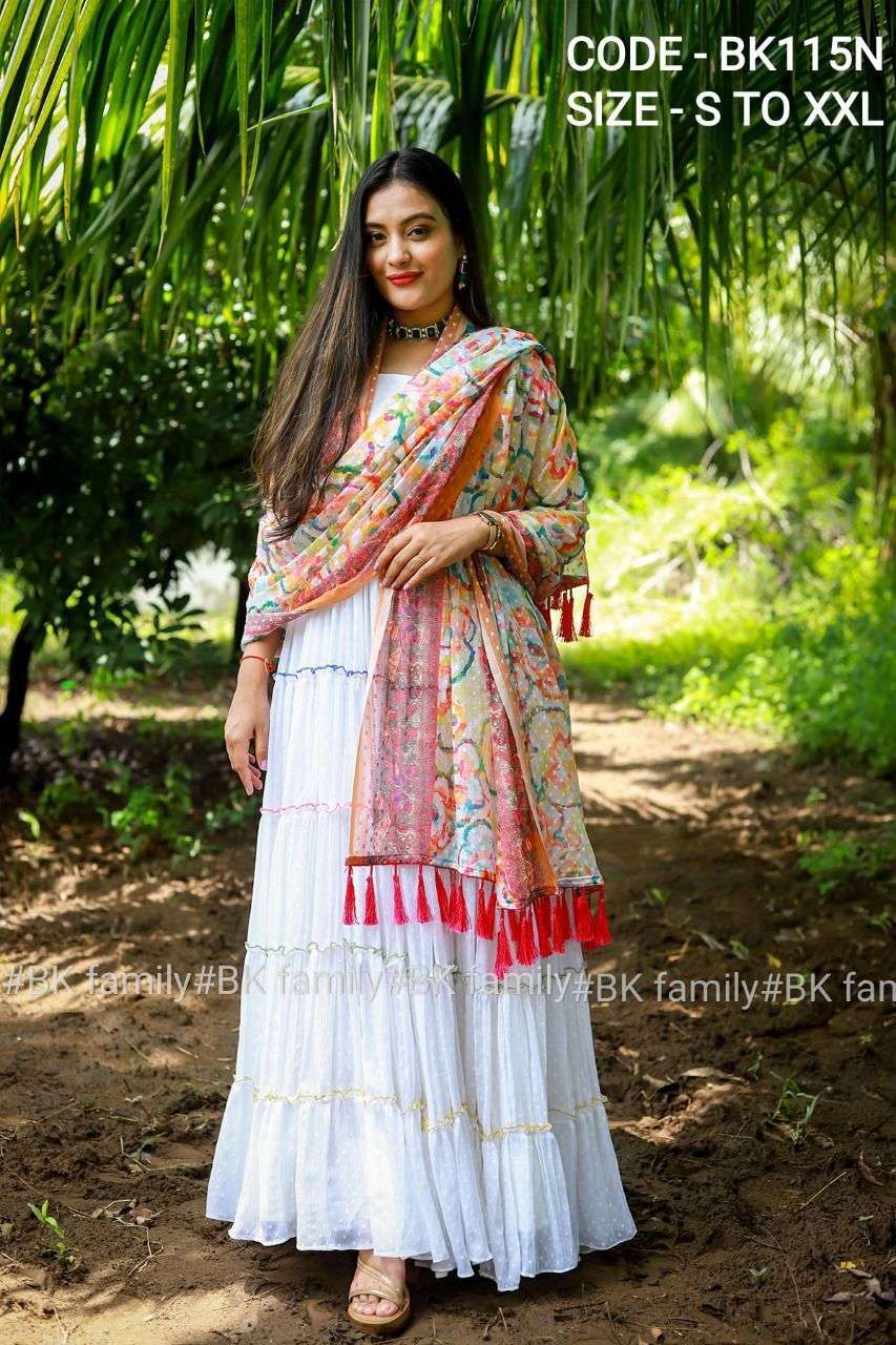 X-LADY RANG BARSEE DESIGNER CHIFFON KURTI 