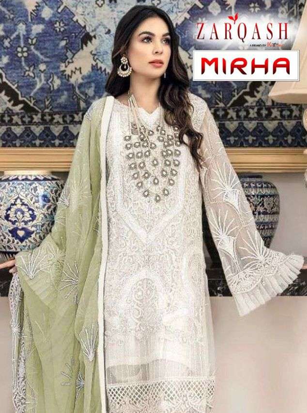 ZARQASH MIRHA Z-2016 DESIGNER BUTTERFLY NET SUIT 