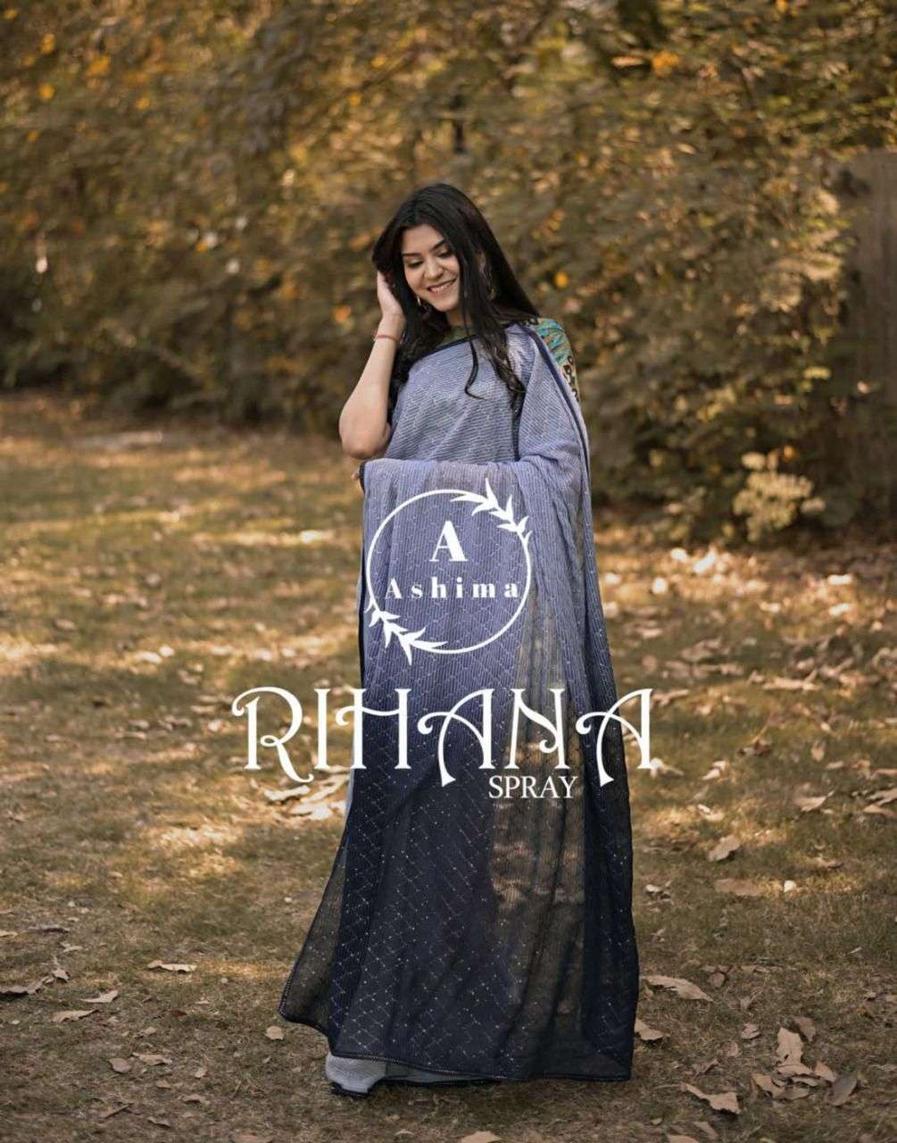 ASHIMA RIHANA SPRAY DESIGNER GEORGETTE SAREE