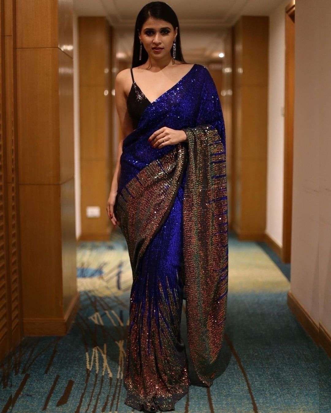 BT-16 DESIGNER 3MM AND 5MM 60 GRAM GEORGETTE SAREE 