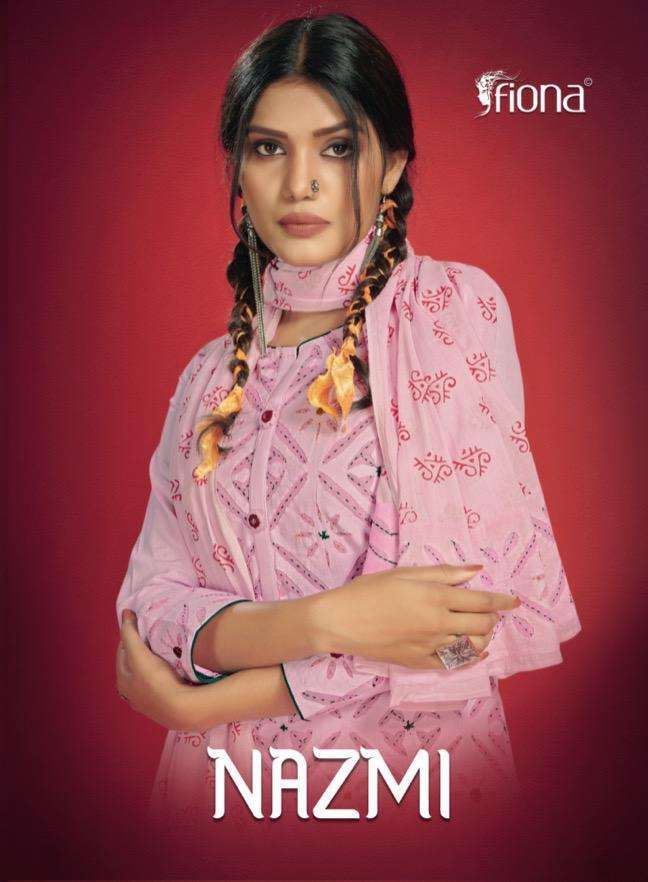 fiona nazmi series 23101-23106 pure lawn suit 