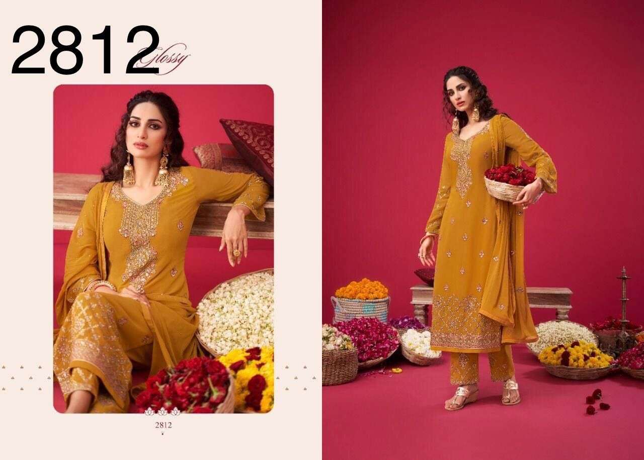 GLOSSY ALL HIT DESIGNS DESIGNER FANCY SUIT 