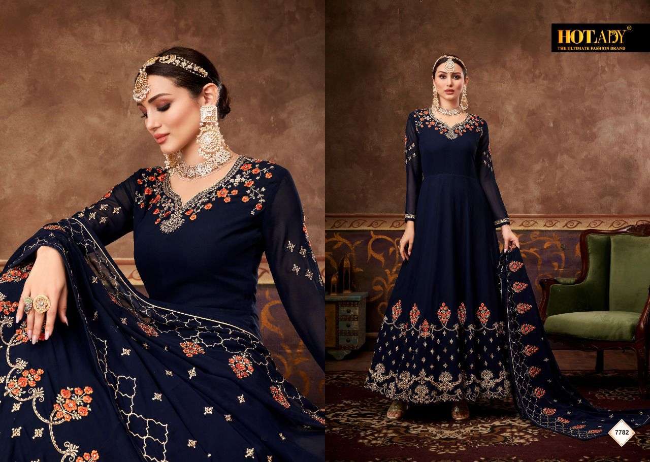 HOTLADY NASHEEN VOL-2 DESIGNER REAL BLOOMING GEORGETTE SUIT 