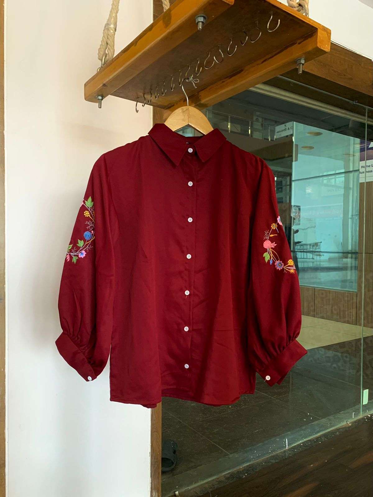 k4u tunic vol 2 fully balloon sleeve embroidery shirt western dress