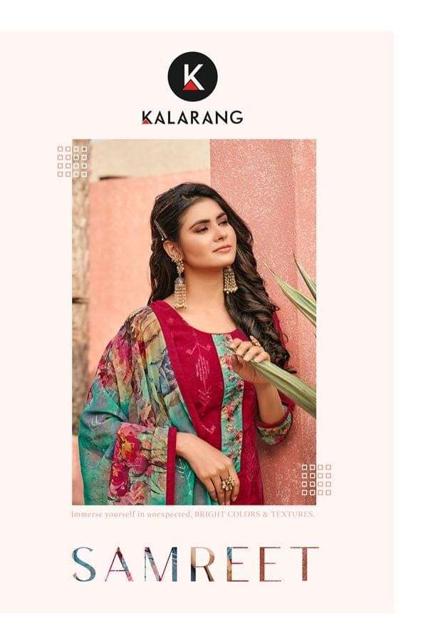 kalarang samreet series 3571-3574 pure georgette suit