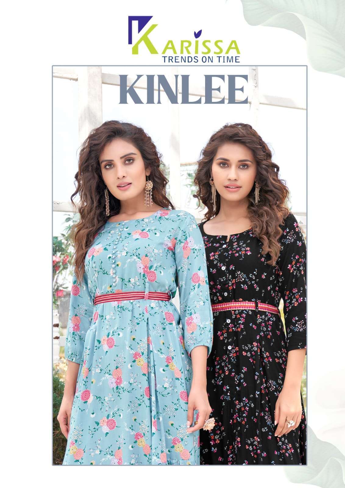 karissa kinlee series 101-104 premium rayon crush kurti 