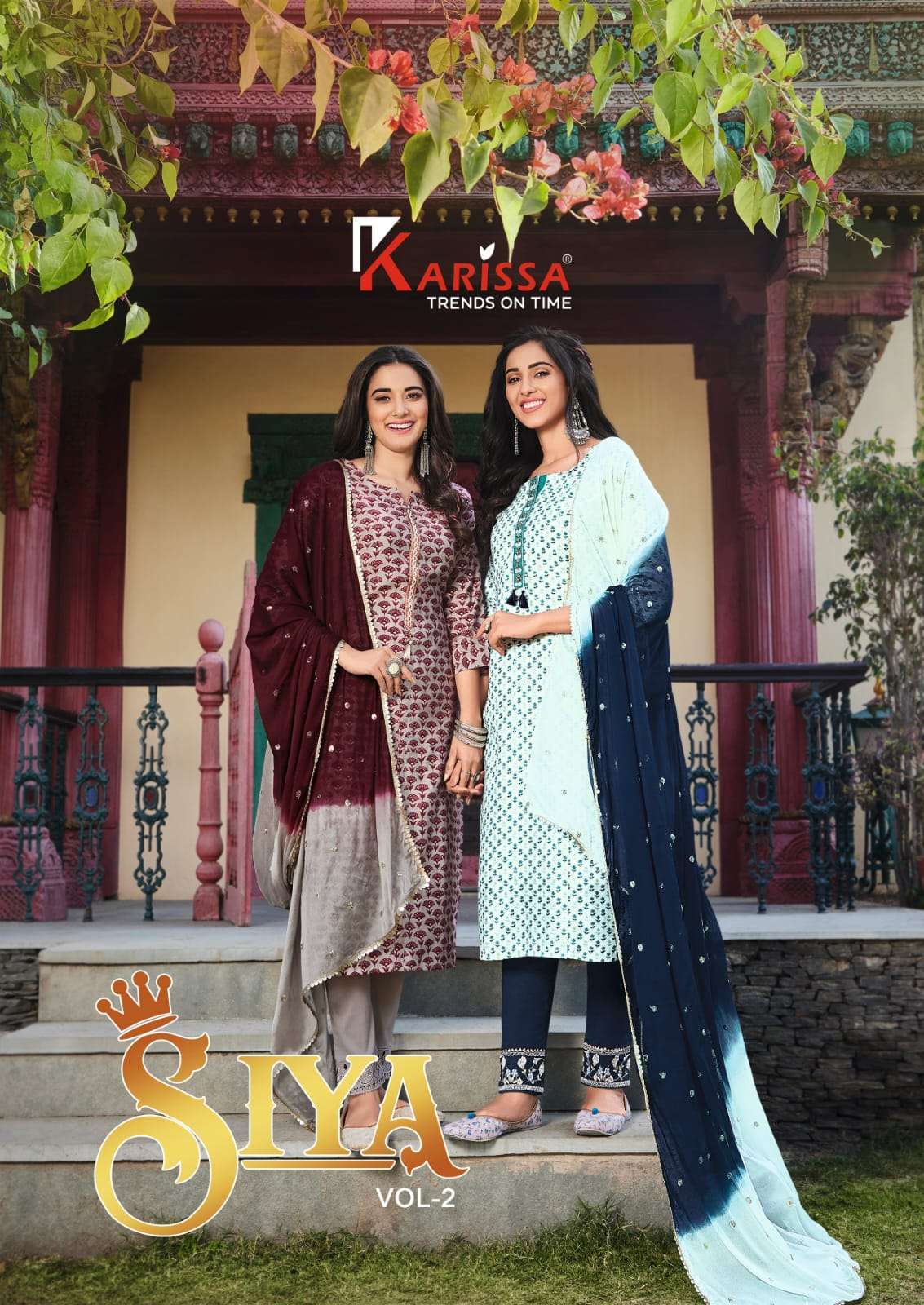 karissa siya vol 2 series 201-205 modal silk readymade suit 