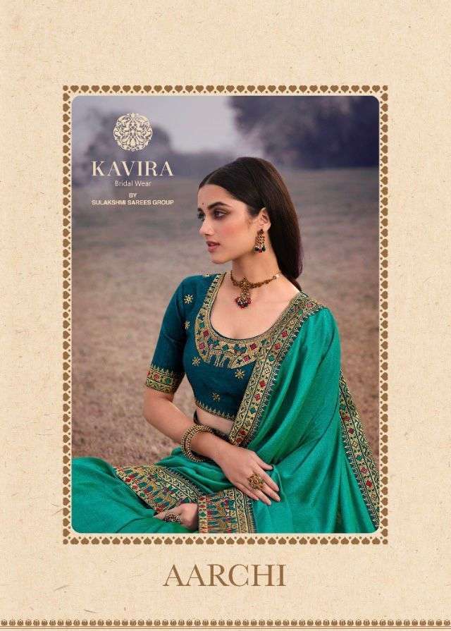 kavira aarchi series 3901-3909 heavy vichitra saree