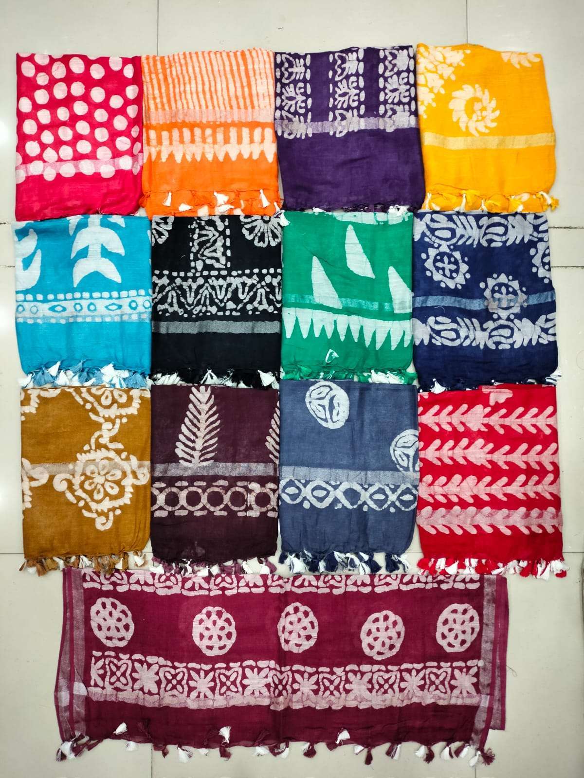 kc batik print cotton dupatta buy online at best rate in india