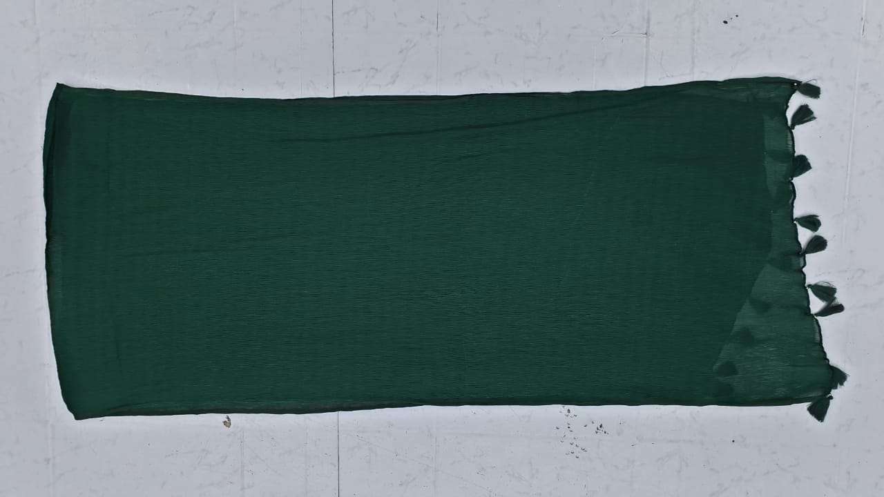 kc silky plain chiffon dupatta