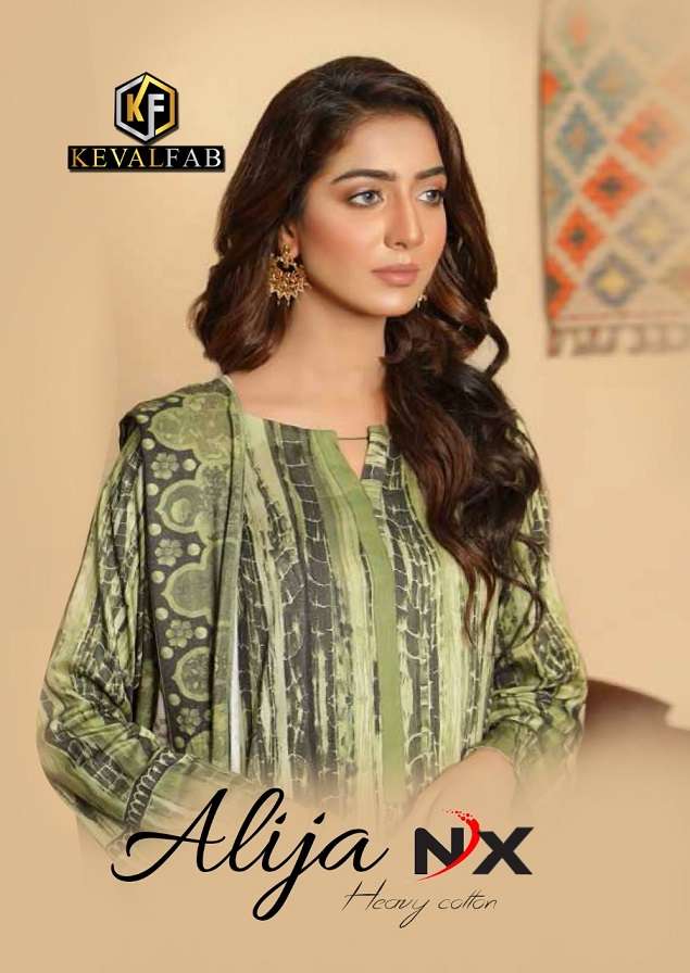Keval Alija Nx series 6001-6006 heavy cotton print suit 