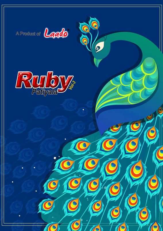 Laado Ruby Patiyala Vol-3 series 301-310 pure cotton suit 