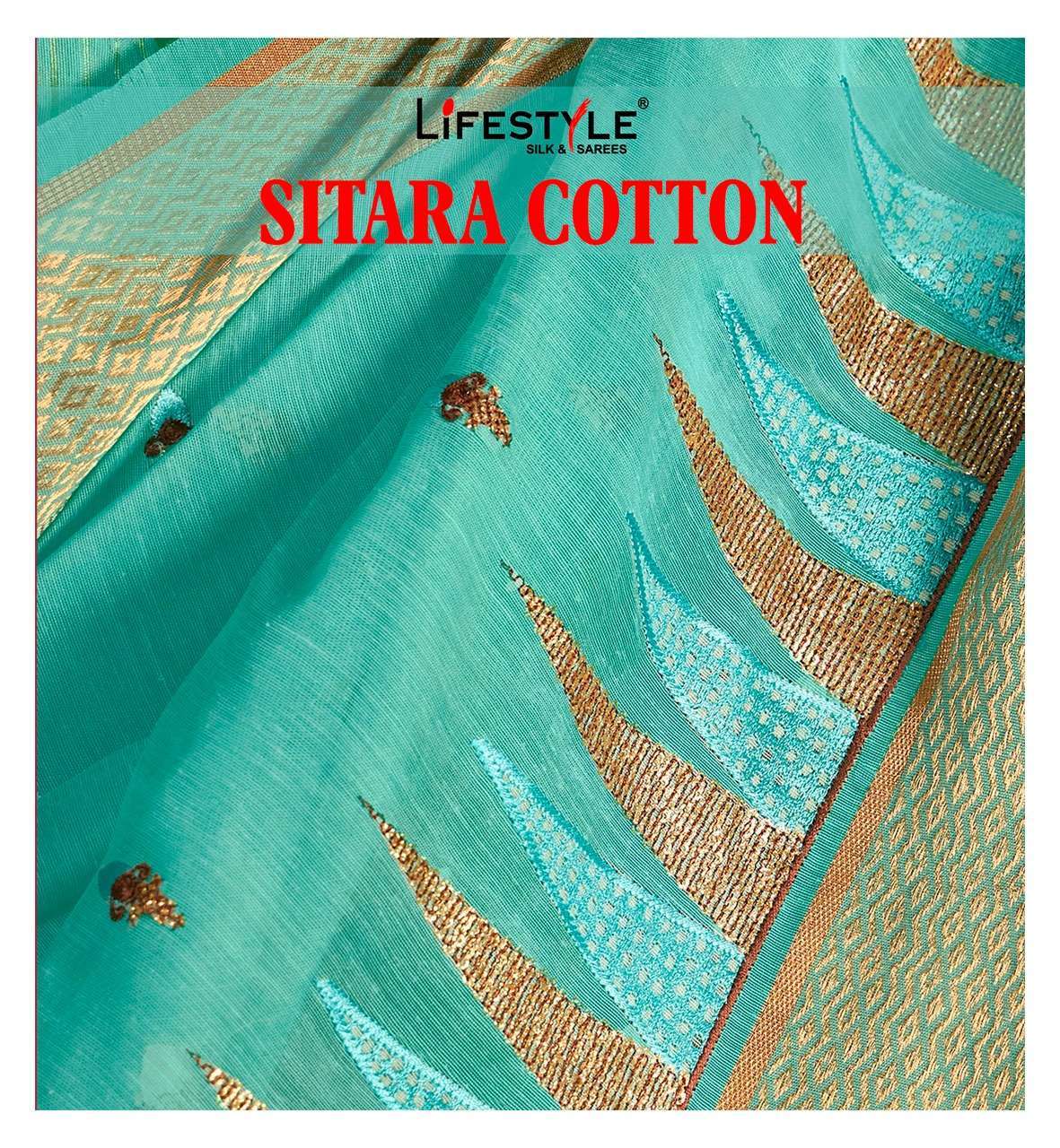 lifestyle sitara cotton vol 1 series 80221-80226 linen cotton saree