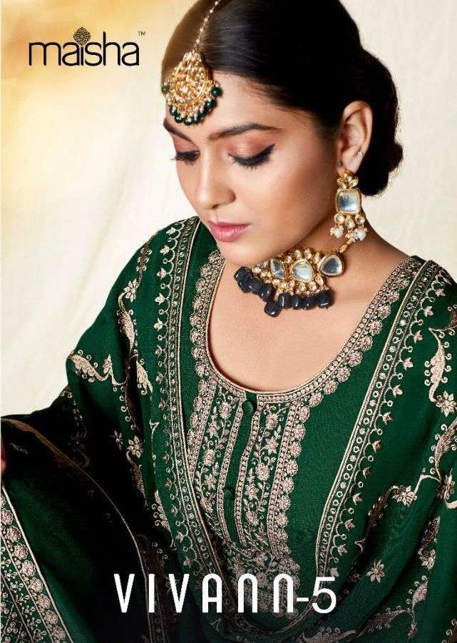 maisha vivann vol 5 series 11084-11089 pure georgette suit 