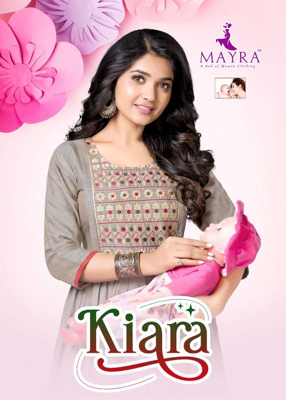 mayra kiara vol 2 series 13001-13008 rayon liquid slub kurti 