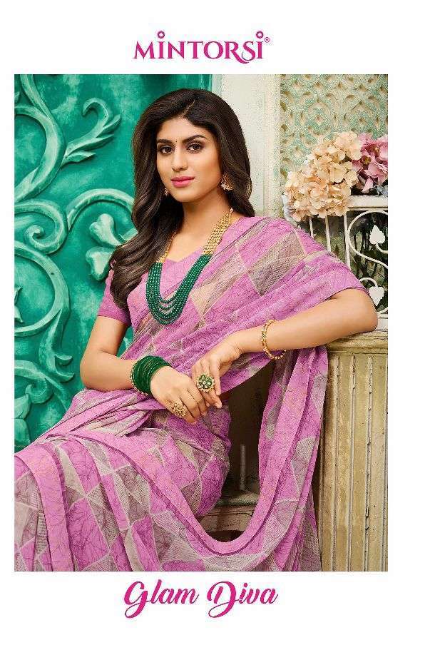 mintorsi glam diva series 25901-25910 Georgette Saree