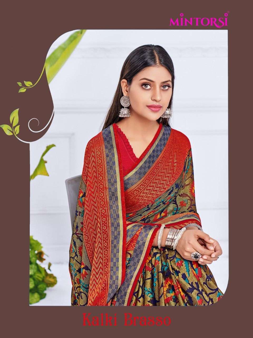 mintorsi kalki brasso series 27191-27198 chiffon brasso saree 