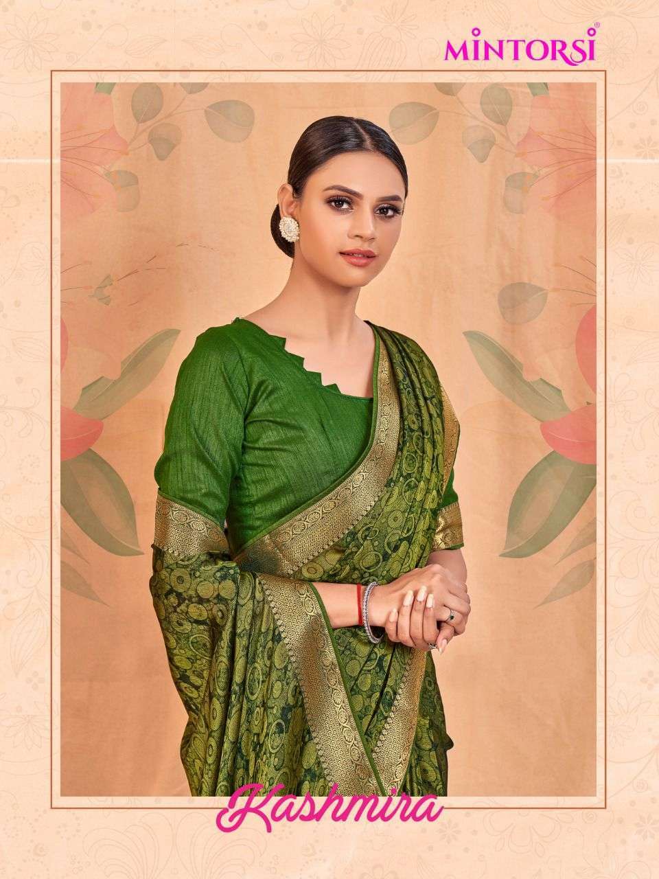 mintorsi kashmira series 27151-27158 black cadbury chiffon saree