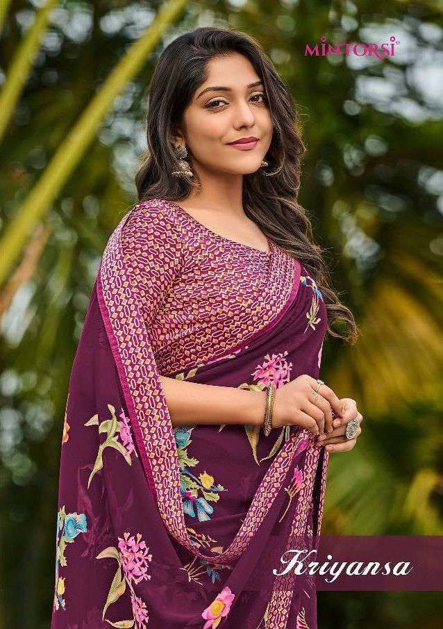 mintorsi kriyansa series 26201-26210 Weightless With Satin lace saree