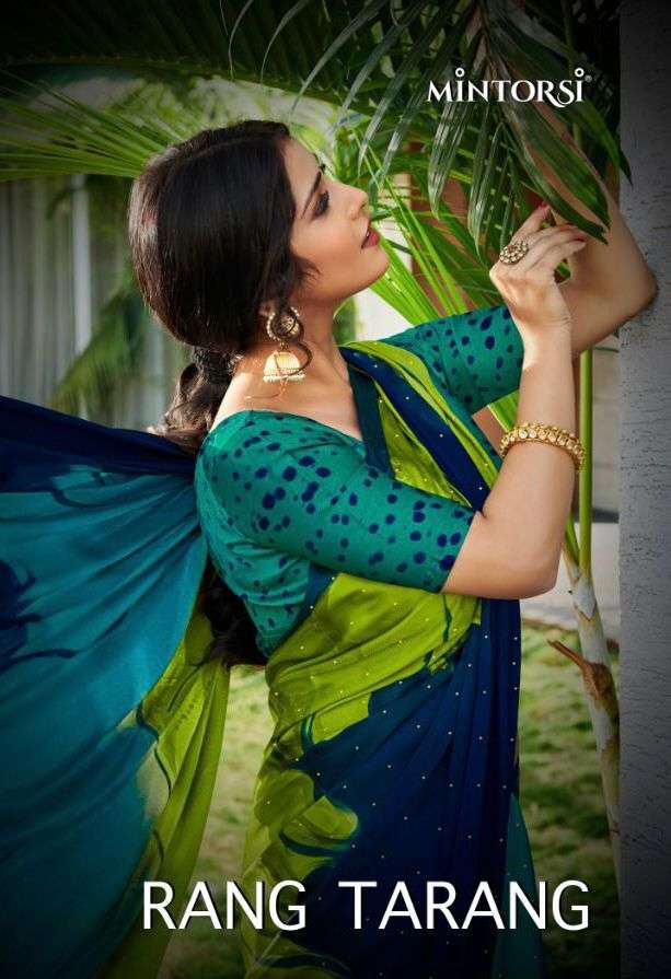 MINTORSI RANG TARANG DESIGNER SATIN SILK SAREE