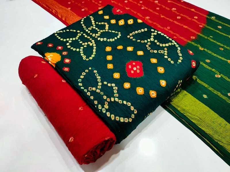 Nemi Bandhej vol-1 Pure Cotton Bandhej suit