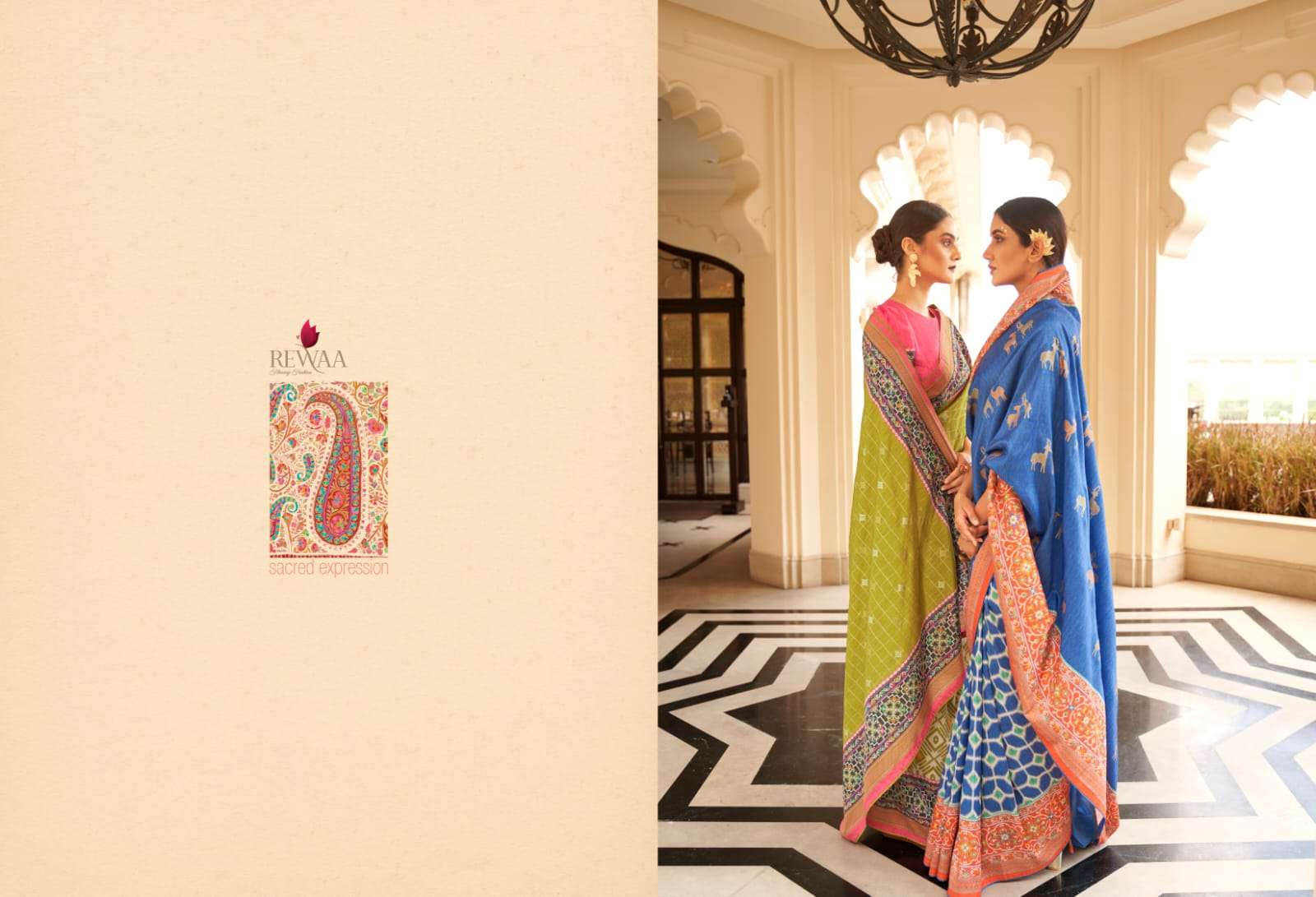 REWAA SAAHILYA DESIGNER SOFT SILK SAREE 