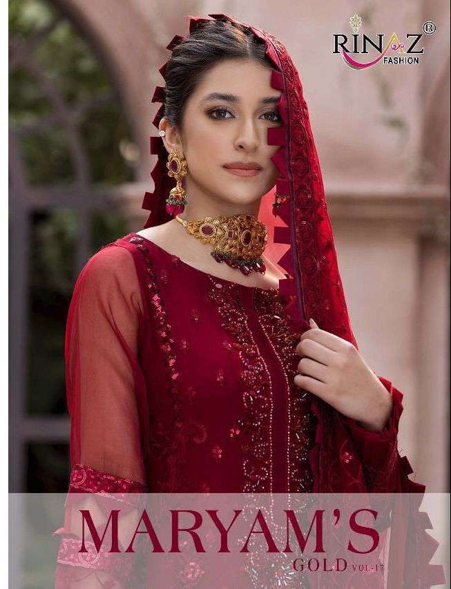 RINAZ FASHION 27002 DESIGNER FAUX GEORGETTE SUIT 