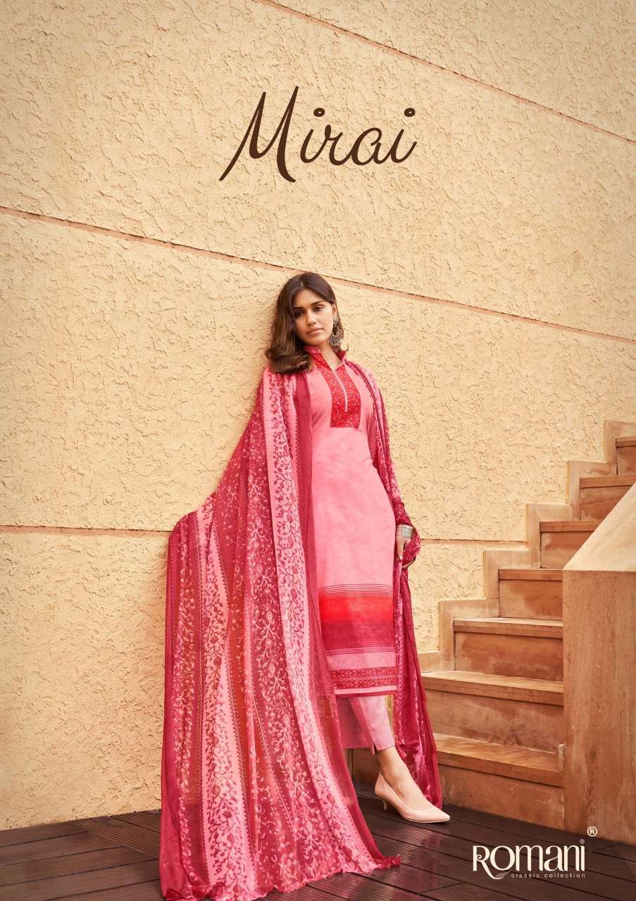 romani mirai series 351001-351010 pure cambric cotton suit 