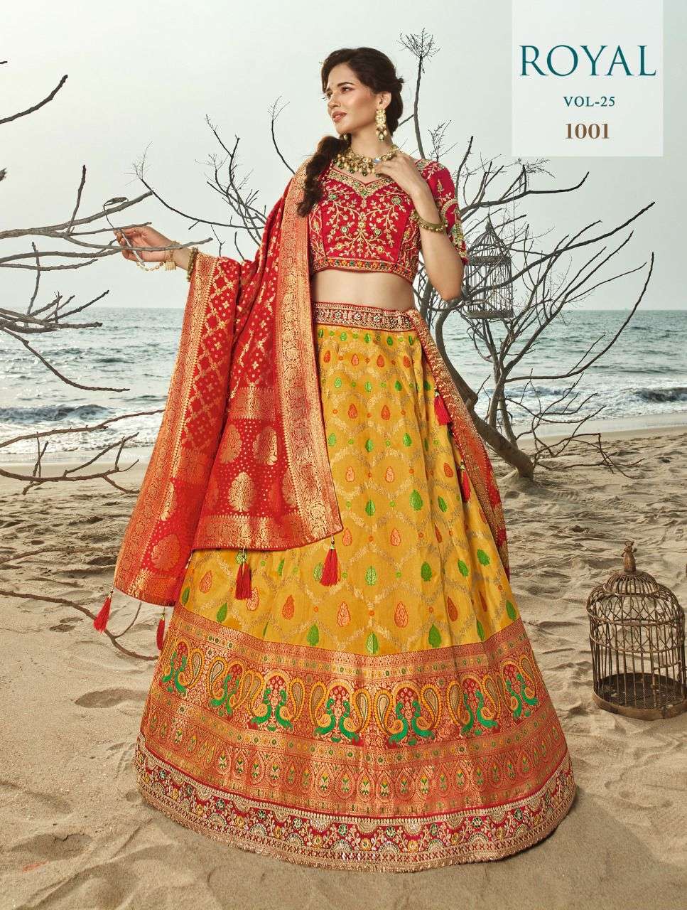 ROYAL SERIES 1001-1007 DESIGNER SILK LEHENGA 