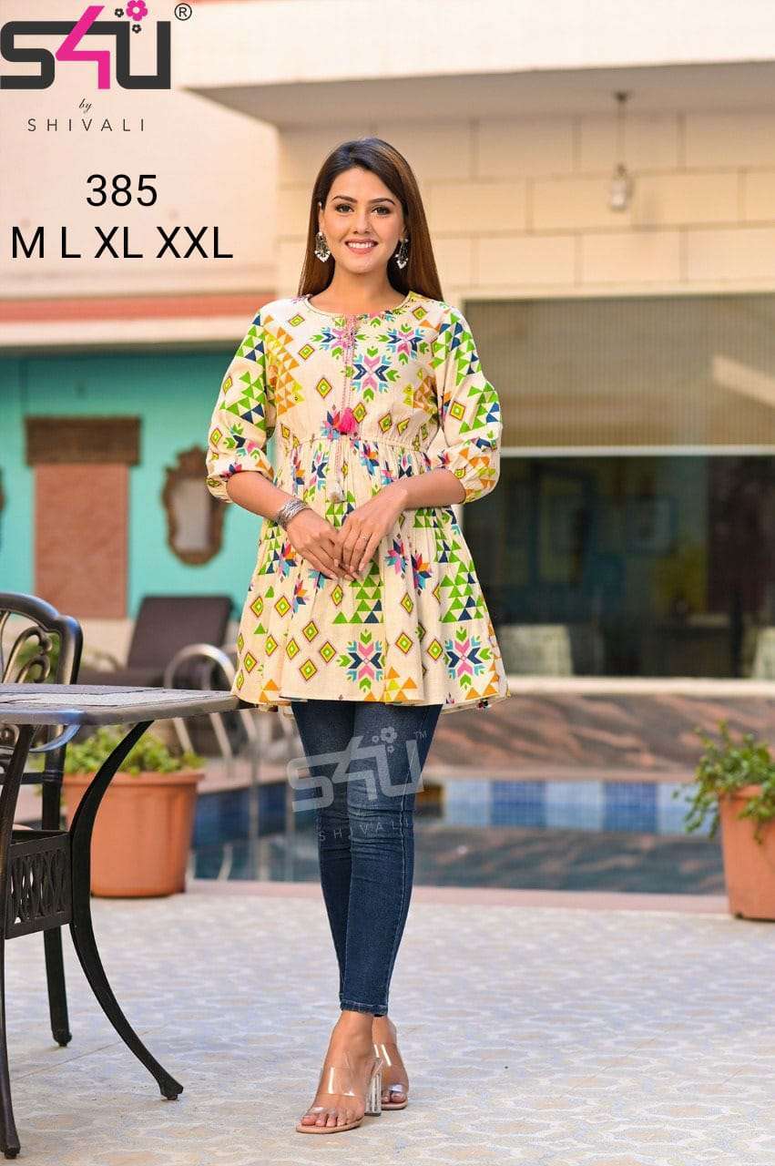 s4u 385 design combo set of short tops girls tops