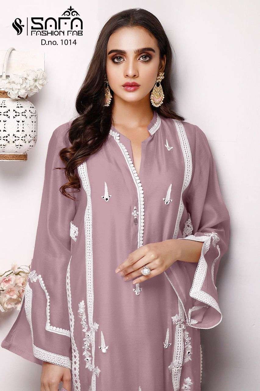 safa fashion 1014  Heavy georgette Embroidered Tunic