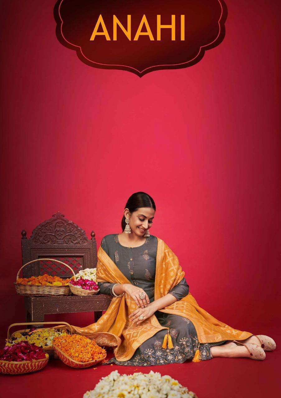 sargam anahi series 274001-274006 pure cotton silk suit 