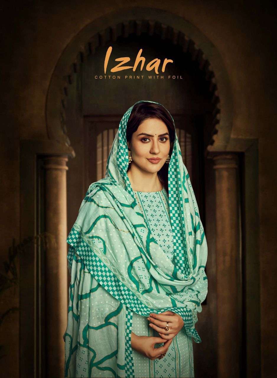 sargam izhar series 277001-277008 pure cotton suit 