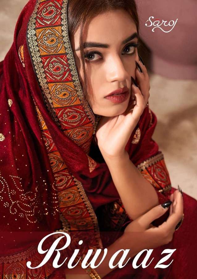 saroj riwaaz series 1001-1006 Vichitra Silk saree