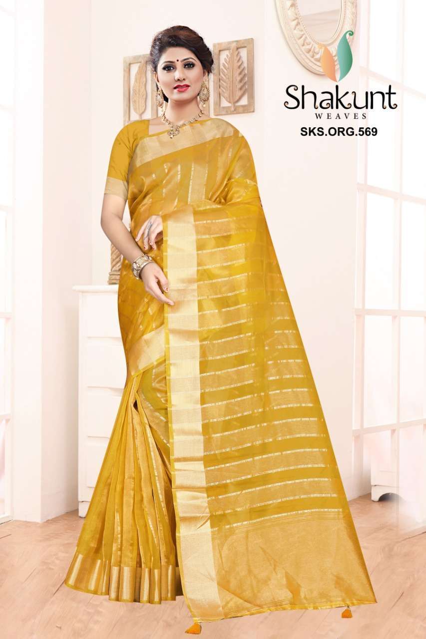Shakunt sks org 569 organza saree