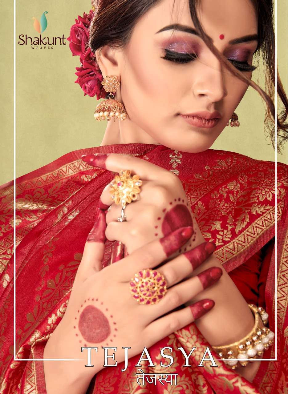 shakunt tejasya 33327-33332 art silk saree