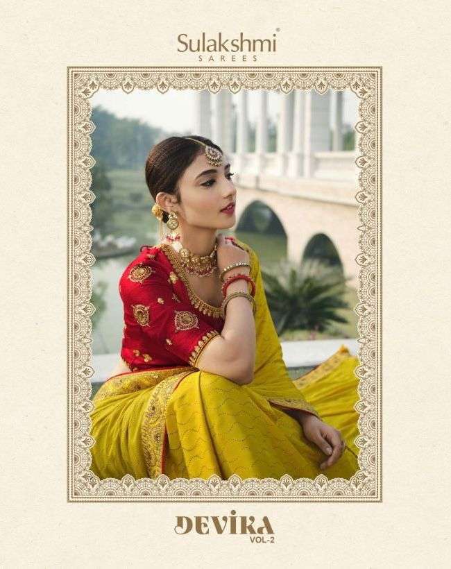sulakshmi devika vol 2 series 1101-1111 satin chiffon saree